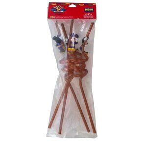 Minnie Mouse Drinking Straws Vintage Mickeys Stuff For Kids Disney Character NOS